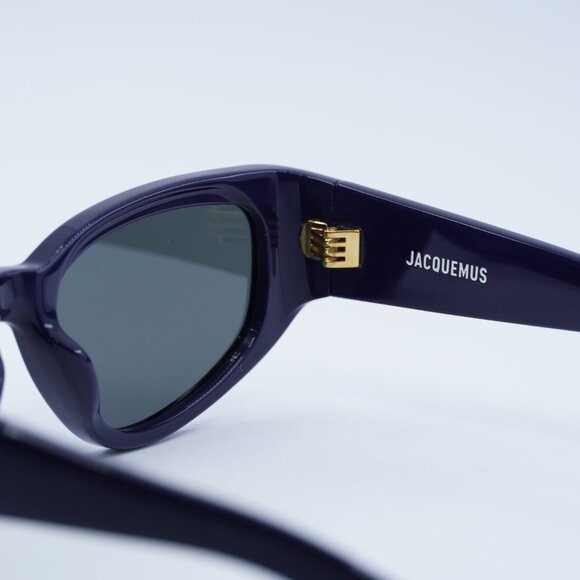 Jacquemus GALA JAC/5 C4 Sunglasses Navy Blue Cat Eye Frame, Grey Lenses main image 9